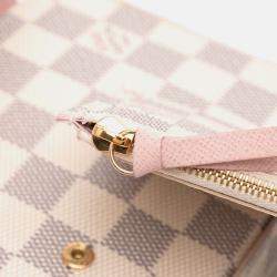 مملوكة مسبقًا Louis Vuitton White Damier Azur Pochette Felicie