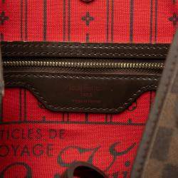 Pre Owned Louis Vuitton Brown Damier Ebene Neverfull PM