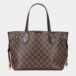 مملوكة مسبقًا Louis Vuitton Brown Damier Ebene Neverfull PM