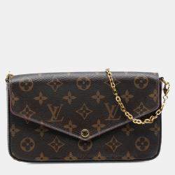 مملوكة مسبقًا حقيبة لوي في تون مونوجرام بني بوشيت فيليسي