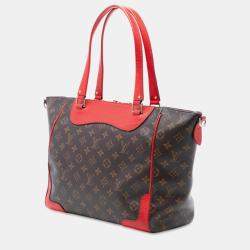 Pre Owned حقيبة لويس فيتون إسترلا نمريغ بني أحمر متوسط الحجم