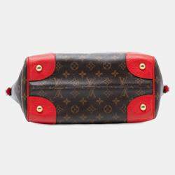 Pre Owned حقيبة لويس فيتون إسترلا نمريغ بني أحمر متوسط الحجم