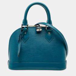 مملوكة مسبقًا Louis Vuitton Blue Epi Alma BB
