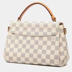 مملوكة مسبقًا حقيبة لويس فيتون كرويزيت دامير أزور أبيض