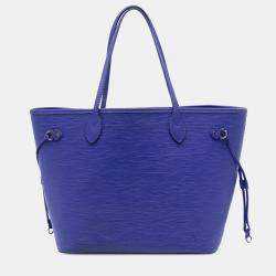 Pre Owned حقيبة لوي فيتون نيفيرفول م م إبى زرقاء