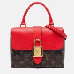 مملوكة مسبقًا Louis Vuitton Brown/Red Monogram Locky BB