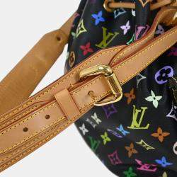 مملوكة مسبقًا Louis Vuitton Black Monogram Multicolor Petite Noe Handbag