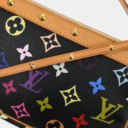 مملوكة مسبقًا Louis Vuitton Black Multicolor Pochette Accessoires