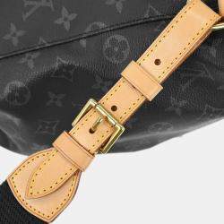 Pre Owned Louis Vuitton Monogram Montsouris GM Brown Canvas Backpack