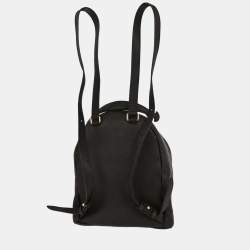 Pre Owned Louis Vuitton Sorbonne Black Monogram Empreinte Leather Backpack
