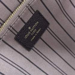 Pre Owned Louis Vuitton Sorbonne Black Monogram Empreinte Leather Backpack