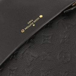Pre Owned Louis Vuitton Sorbonne Black Monogram Empreinte Leather Backpack