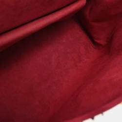 Pre Owned Louis Vuitton White Multicolor Beverly Gm Handbag