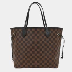 مملوكة مسبقًا Louis Vuitton Damier Neverfull Mm Shoulder Tote Bag
