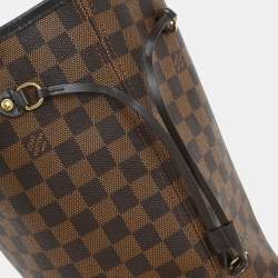 مملوكة مسبقًا Louis Vuitton Damier Neverfull Mm Shoulder Tote Bag