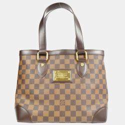 Pre Owned Louis Vuitton Damier Hampstead Pm Tote Handbag