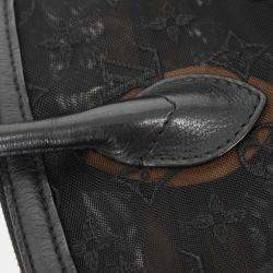 مملوكة مسبقًا حقيبة لويس فيتون لوكيت شفافة مونوغرام سوداء