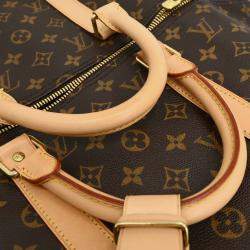 مملوكة مسبقًا Louis Vuitton Monogram Keepall 50 Duffle Travel Handbag