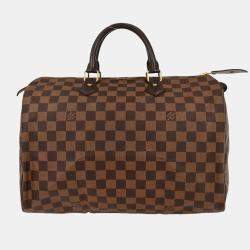Pre Owned Louis Vuitton Damier Speedy 35 Handbag