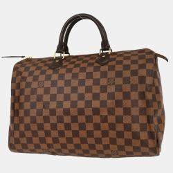 Pre Owned Louis Vuitton Damier Speedy 35 Handbag
