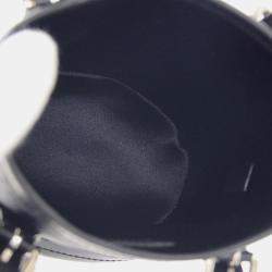 مملوكة مسبقًا Louis Vuitton Black Monogram Satin Little Bucket Handbag