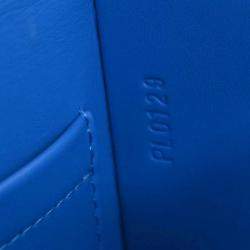 Pre Owned Louis Vuitton Navy Red Epi Bleecker Box Handbag