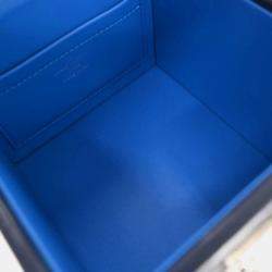 Pre Owned Louis Vuitton Navy Red Epi Bleecker Box Handbag