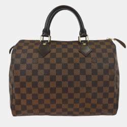 Pre Owned Louis Vuitton Damier Speedy 30 Handbag