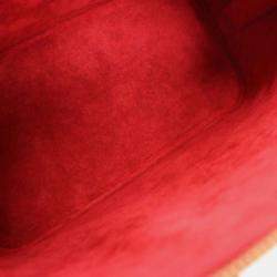 Pre Owned Louis Vuitton Red Epi Alma Handbag