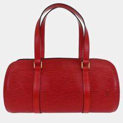 Pre Owned حقيبة لوي فيتون سوفلو إيبي حمراء