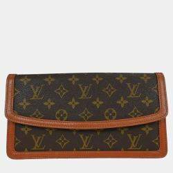 Pre Owned حقيبة يد صغيرة لويس فيتون مونوغرام بوشيت دام ب م كلاتش