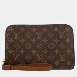 Pre Owned حقيبة كلتش لوي فيتون مونوجرام أورساي