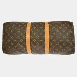 Pre Owned Louis Vuitton Monogram Keepall 45 Travel Duffle
