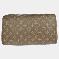 Pre Owned Louis Vuitton Speedy 30 Handbag Purse Monogram Canvas