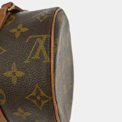 Pre Owned Louis Vuitton Papillon 26 Brown Monogram Canvas Top Handle Bag