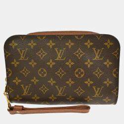 Pre Owned Louis Vuitton Orsay Clutch Handbag Monogram Canvas