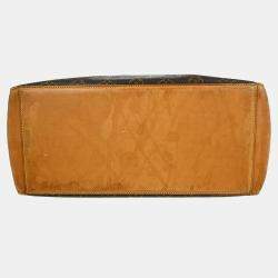 Pre Owned Louis Vuitton Cabas Mezzo Brown Monogram Canvas Tote Bag