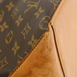 Pre Owned Louis Vuitton Cabas Mezzo Brown Monogram Canvas Tote Bag