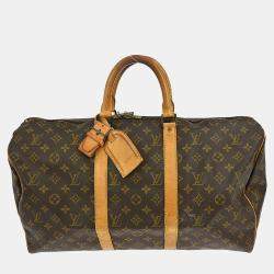 مملوكة مسبقًا Louis Vuitton Keepall 50 Travel Handbag Monogram
