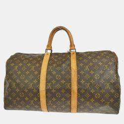 مملوكة مسبقًا Louis Vuitton Keepall 50 Travel Handbag Monogram