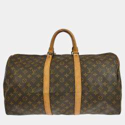 مملوكة مسبقًا Louis Vuitton Keepall 50 Travel Handbag Monogram