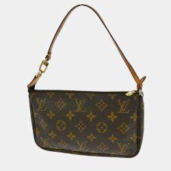 Pre Owned Louis Vuitton Monogram Pochette Accessoires Handbag
