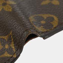 مملوكة مسبقًا Louis Vuitton Porte Billet Cartes Credit Monnaie Brown Monogram Canvas Wallet