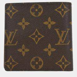مملوكة مسبقًا Louis Vuitton Porte Billet Cartes Credit Monnaie Brown Monogram Canvas Wallet
