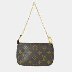 Pre Owned Louis Vuitton Monogram Mini Pochette Accessoires