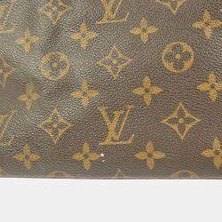 Pre Owned Louis Vuitton Cabas Mezzo Hand Tote Bag Monogram
