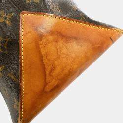 Pre Owned Louis Vuitton Cabas Mezzo Hand Tote Bag Monogram