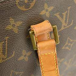 Pre Owned Louis Vuitton Cabas Mezzo Hand Tote Bag Monogram