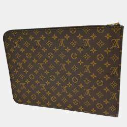 Pre Owned Louis Vuitton Monogram Poche Documents Business Bag