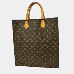 Pre Owned Louis Vuitton Monogram Sac Plat Tote Bag